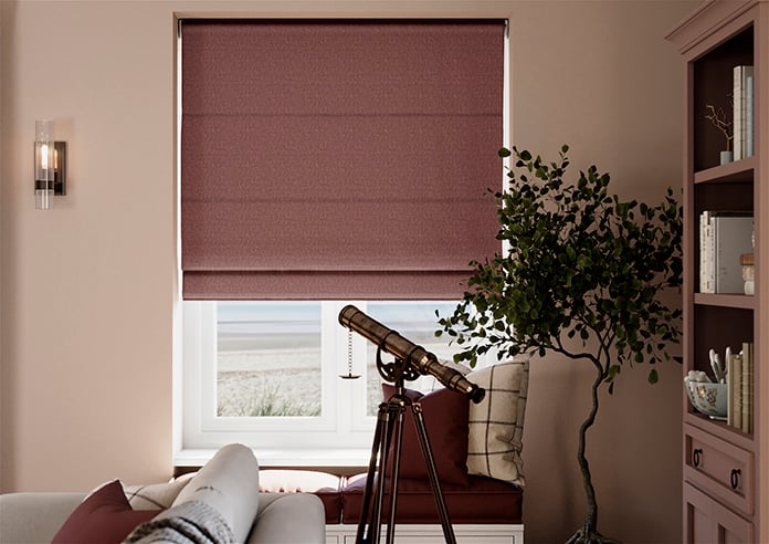 Geneva, Redcurrant - Roman Blind - Image 3